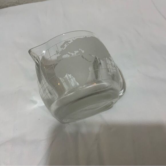 Vintage Nestle Nescafe Globe Glass Creamer Made in Japan Glassware A13 - Picture 3 of 5